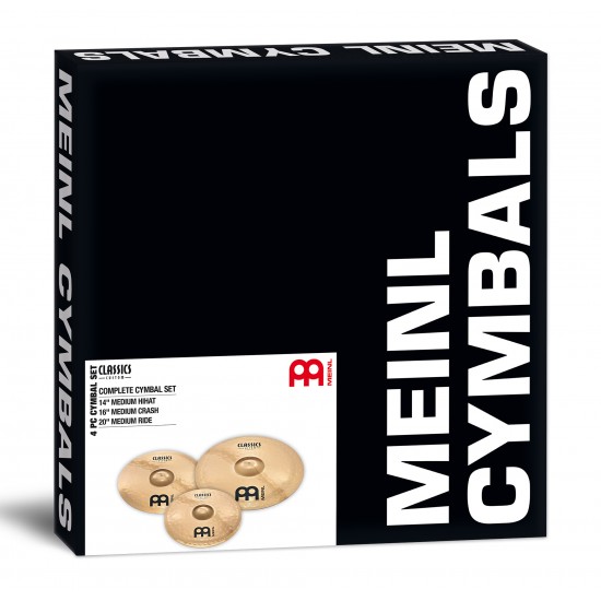 Set de cymbales Classics Custom Brilliant 14" / 16" / 20"