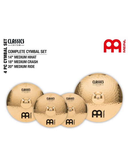 Cymbal set Classics Custom 14" / 18" / 20" - Brilliant