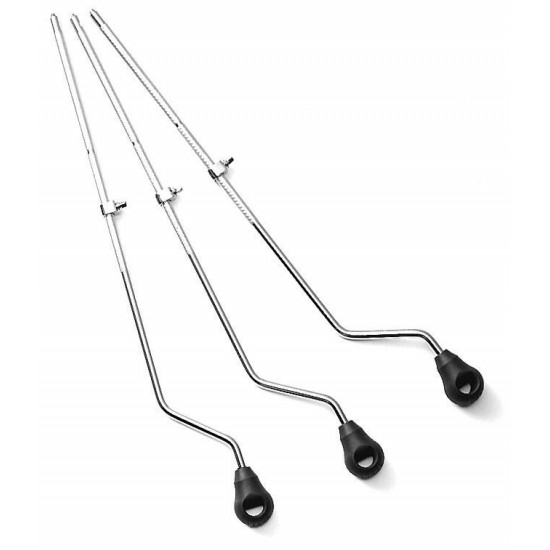 3 pieds "AIR SUSPENSION" avec bagues mémoires, pour tom bass (floor tom)