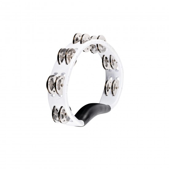 HTMT1WH - Tambourin demi-lune ABS - Blanc