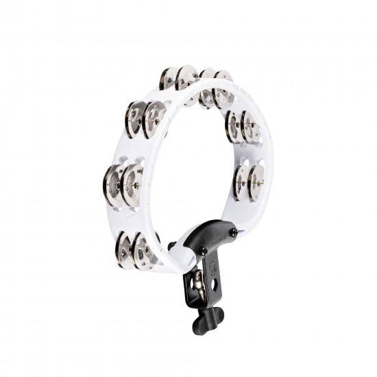 HTMT2WH - Half-moon ABS tambourine - White
