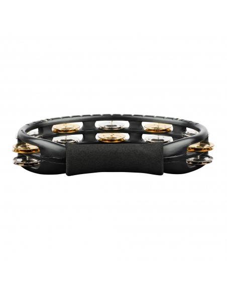 Half-moon ABS tambourine - Black
