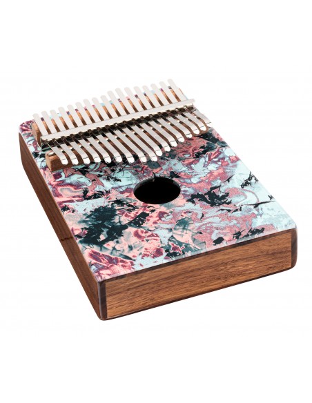 17-note kalimba with sound hole - Coral Reef