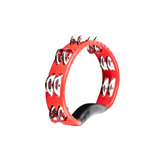 HTMT1R - Tambourin demi-lune ABS - Rouge