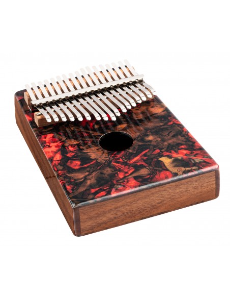 Kalimba 17 notes à rosace - Lava