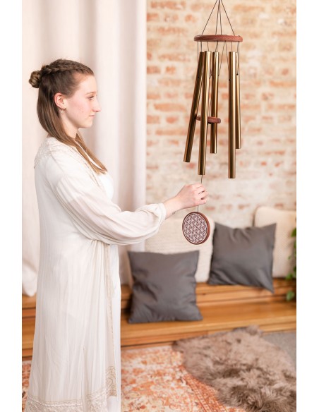 FOLMC36B - Carillon Flower of Life 36"