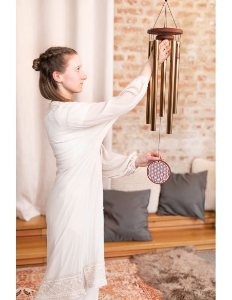 FOLMC36B - Carillon Flower of Life 36"