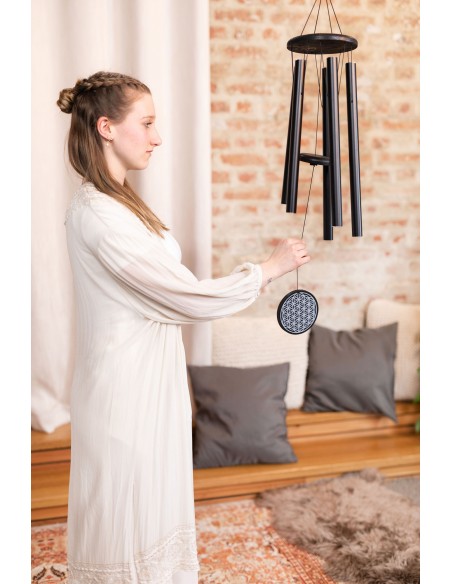 FOLMC36BK - Carillon Flower of Life 36"