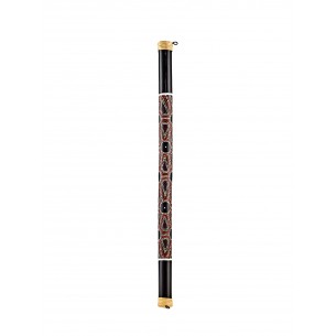 Rainstick Bamboo L 39.8" - Dot painted