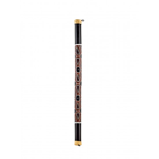 Bâton de pluie Bamboo L 39,8" - Peint par points