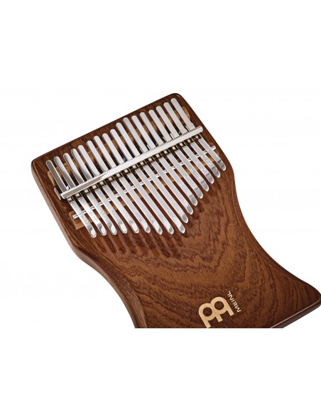 Kalimba 17 notes en Do majeur - Sapele naturel brillant