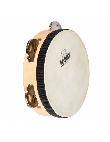 NINO942 - Tambourin en bois 6", 1 rang