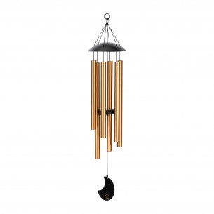 Chimes Moon 32" - Bronze