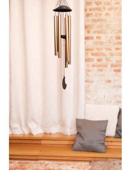 Chimes Moon 32" - Bronze