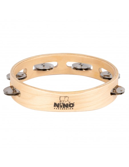 NINO943 - Tambourin en bois 8", 1 rang