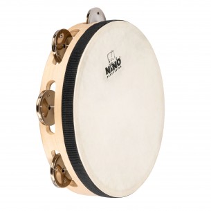 NINO944 - Tambourin en bois 8", 1 rang