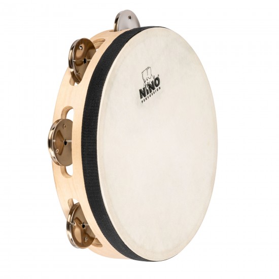 NINO944 - Tambourin en bois 8", 1 rang