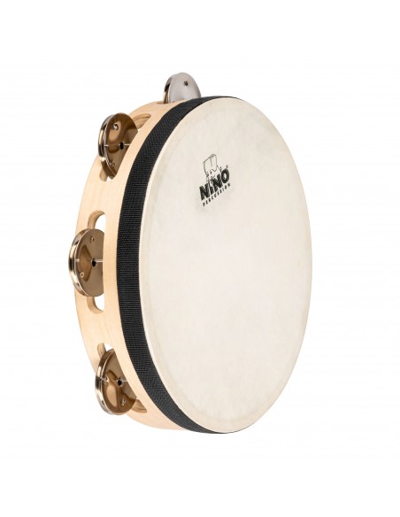 NINO944 - Tambourin en bois 8", 1 rang