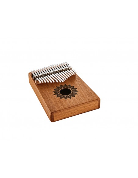 Kalimba Sound Hole 17 notes in C major - Natural matte mahogany