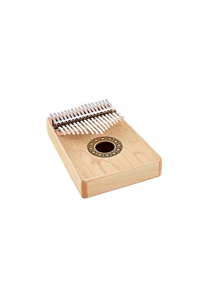 Kalimba Sound Hole 17 notes en Do majeur - Érable naturel brillant