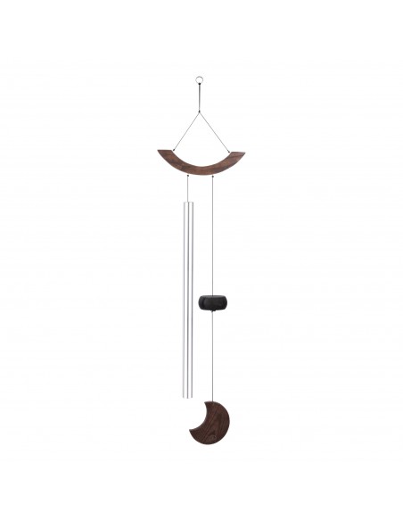 Chimes Moon 49" - Silver