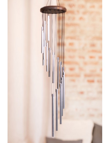 Chimes Spiral 29" - Silver