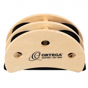 Foot tambourine for guitarist - Natural