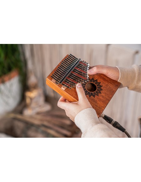 PKL1708H - Kalimba électro-acoustique 17 notes en Do majeur
