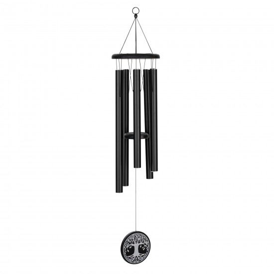 Chimes Tree of Life 36" - Black
