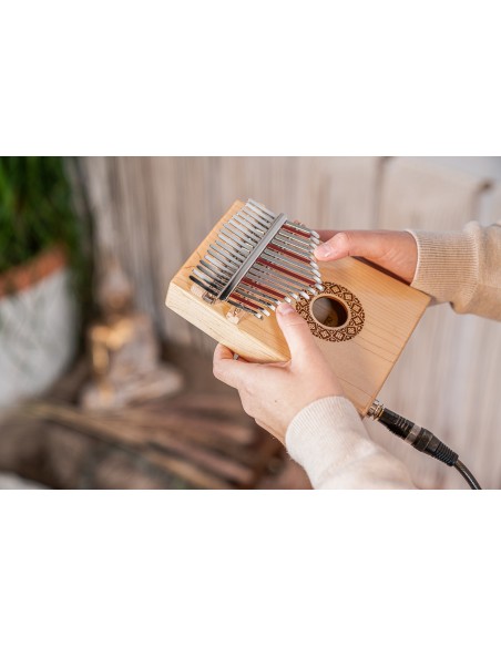 PKL1709H - Kalimba électro-acoustique 17 notes en Do majeur