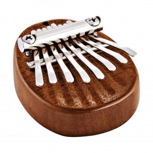 Mini kalimba 8 notes in C major - Natural gloss sapele