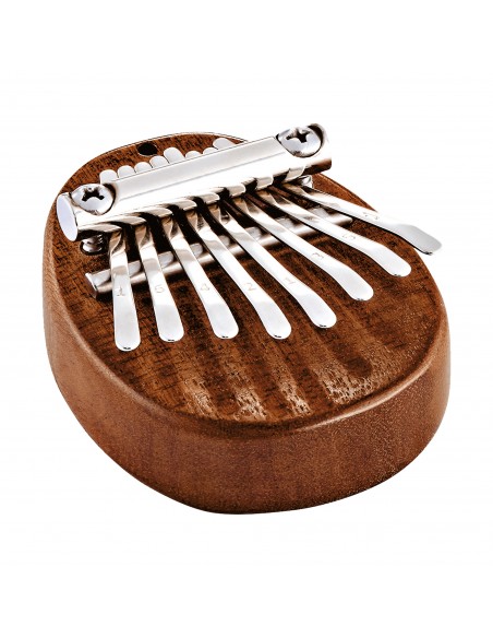 Mini kalimba 8 notes in C major - Natural gloss sapele