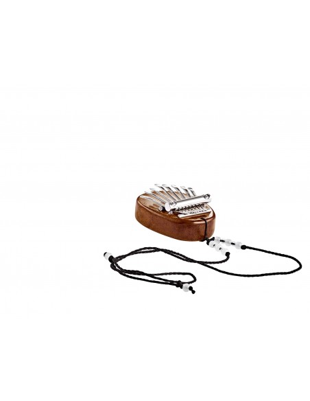 Mini kalimba 8 notes en Do majeur - Sapele naturel brillant