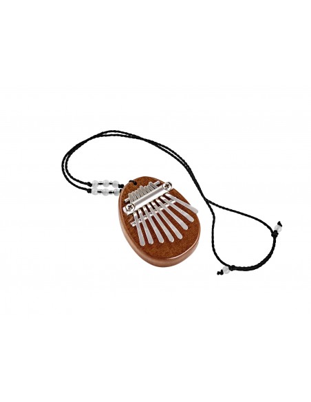 Mini kalimba 8 notes en Do majeur - Sapele naturel brillant