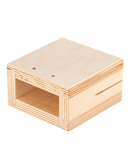 Temple block en bois Extra Small D6 - Naturel