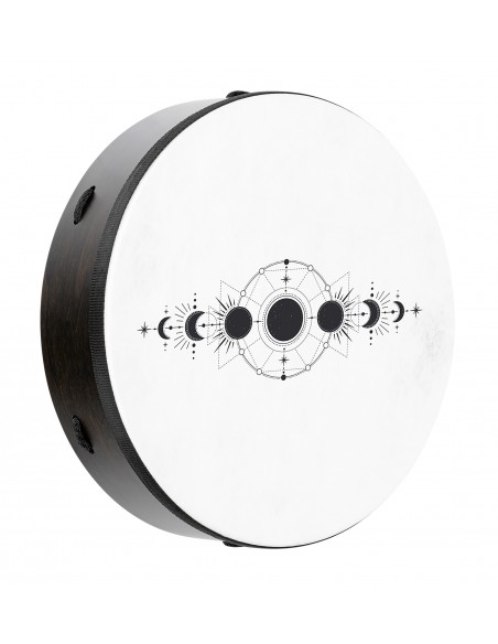 Ritual drum 14" Moon Phases