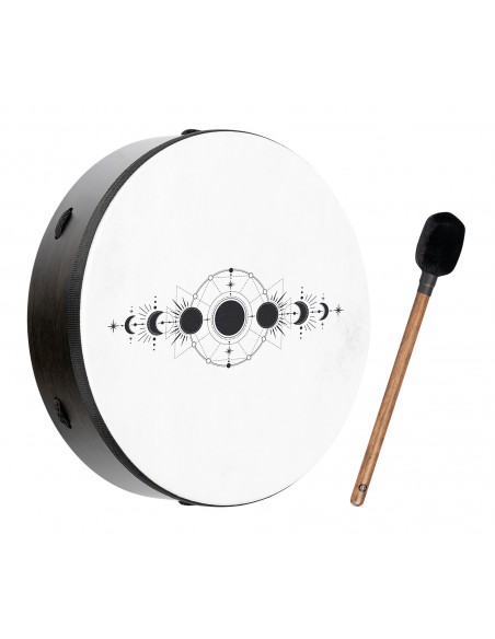 Ritual drum 14" Moon Phases