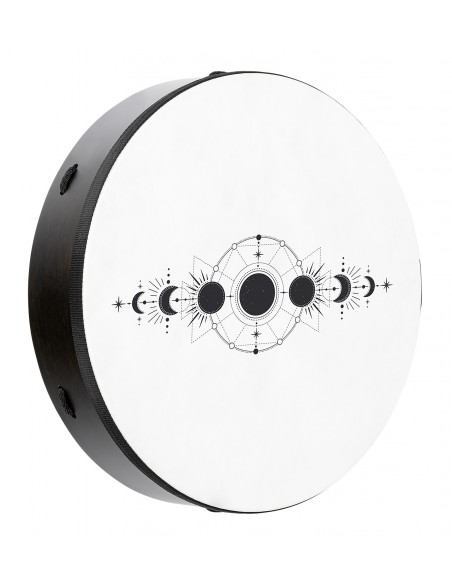 Ritual drum 16" Moon Phases