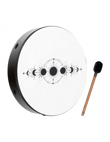 Ritual drum 18" Moon Phases