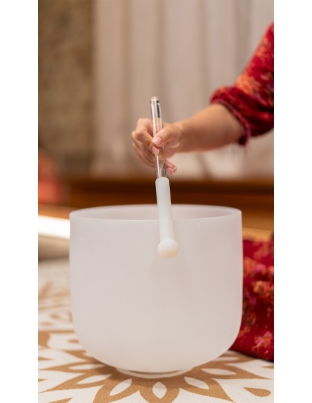 CSBRHLT - Crystal singing bowl mallet size L - Glass and silicone