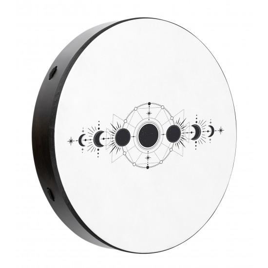 Ritual drum 20" Moon Phases