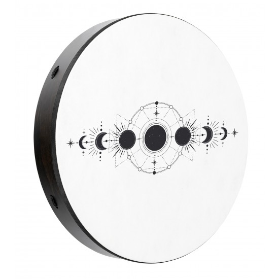 Ritual drum 22" Moon Phases