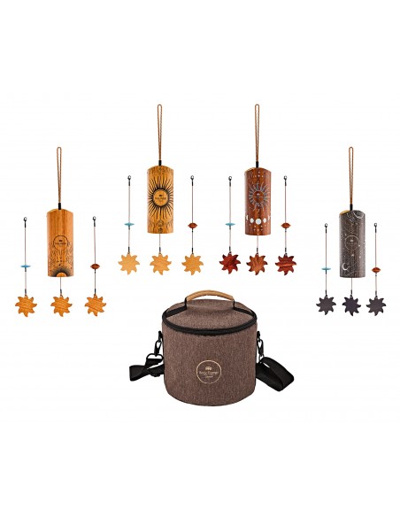 Set of 4 bamboo chimes