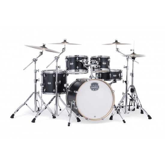 Mars Maple Fusion 5-piece shell pack 20" - Matte Black