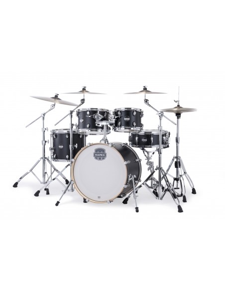Mars Maple Fusion 5-piece shell pack 20" - Matte Black