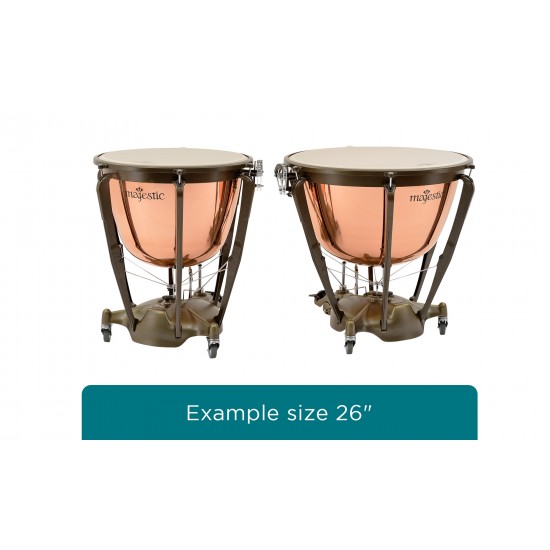 Timbale Symphonic Grand 23" accord fin main - Cuivre poli