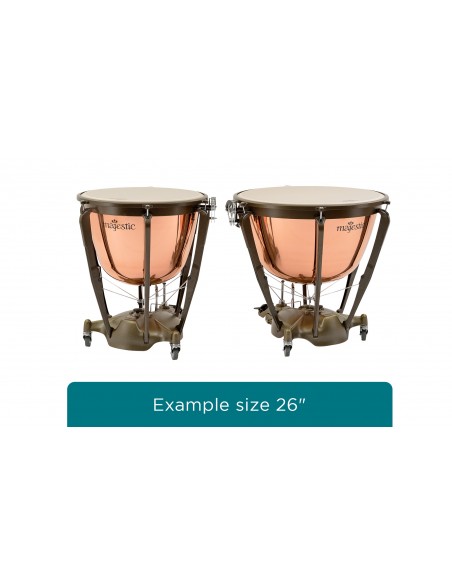 Timpani Symphonic Grand 23" hand fine-tuning - Polished copper