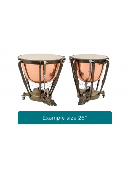 Timbale Symphonic Grand 23" accord fin main - Cuivre poli