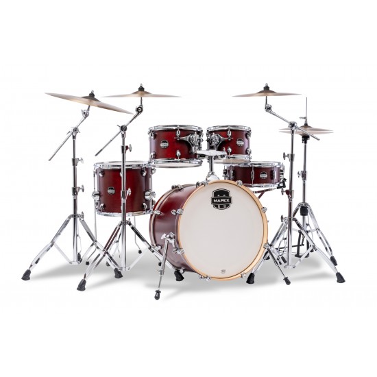 Mars Maple Fusion 5-piece shell pack 20" - Merlot Satin