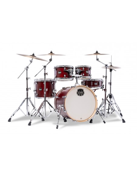 5 fûts Mars Maple Fusion 20" - Merlot Satin